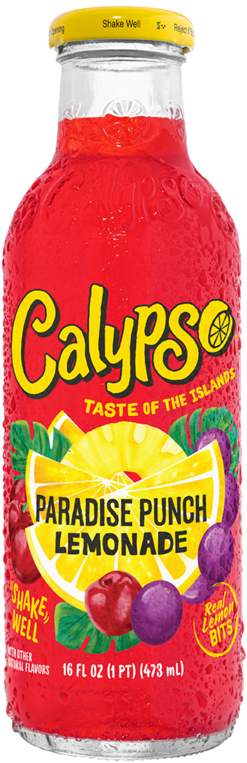 6 flessen Calypso Paradise Punch   473ml - Boodschappen