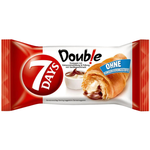 10 stuks 7 DAYS Croissants Caco-Vanille   60g - Boodschappen