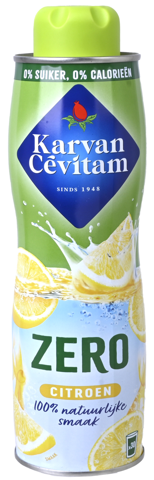 2 flessen Karvan Cévitam Zero Citroen 600ml - Boodschappen