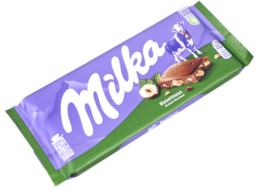 Milka Hazelnoot 100g - Boodschappen
