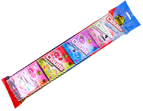 2 Pakken Tobies Candy 120gr Dancing Candy Clouds 4-Pack 120g - Boodschappen
