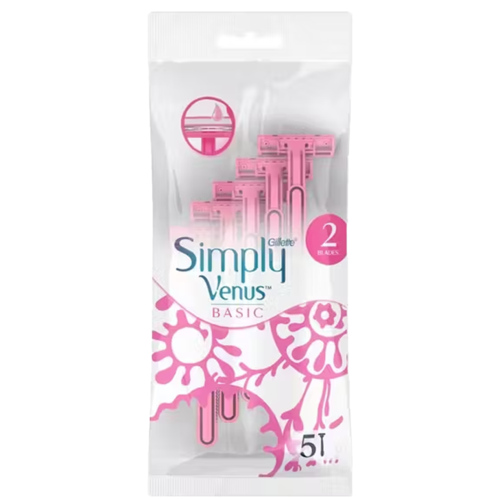 Gillette Razors Simply Venus 2 Basic 5st - Boodschappen