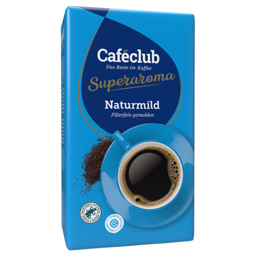 CAFËCLUB Naturmild 500g - Boodschappen