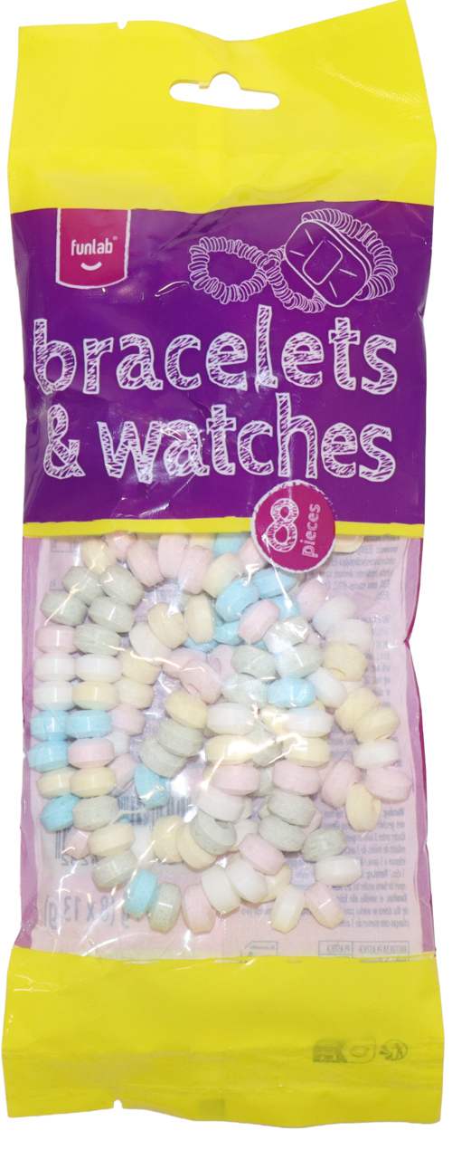 2 zakken Funlab Hangbag Brace & Watches 104gr - Boodschappen