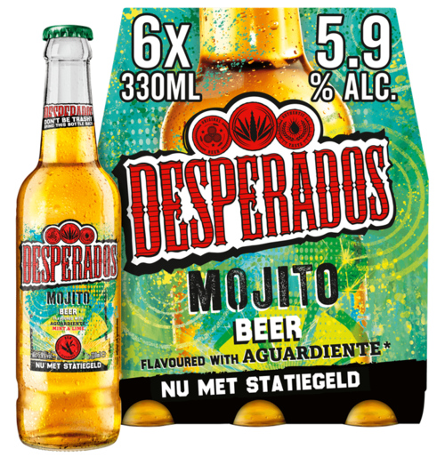 6-Pack Desperados mojito vol 5,9% 330ml - Boodschappen