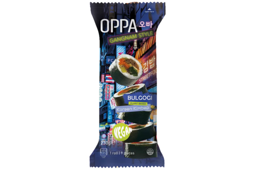 5 stuks Oppa Korean kimbap bulgogi vegan 230gr - Boodschappen