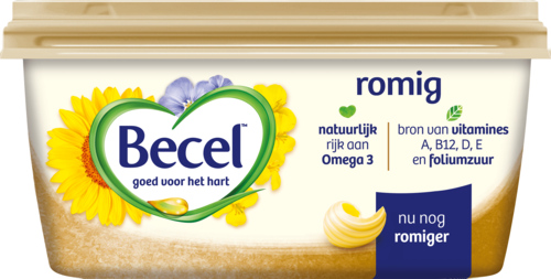 2 Pakken Becel Romig Palmolievrij 500g