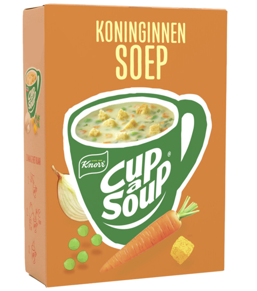 4 pakken Unox Cup a Soup Koninginnensoep 3x18 GR - Boodschappen