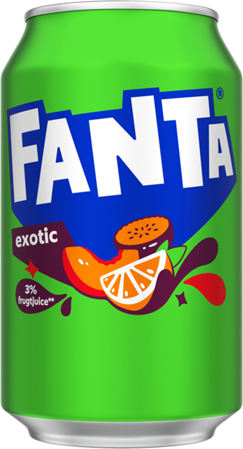 6 blikken Fanta Exotic 330ml - Boodschappen