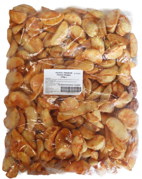 Potata premium pikante wedges 2,5kg - Boodschappen