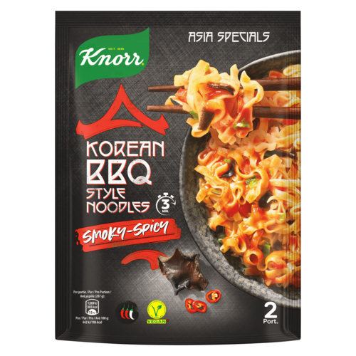 4 Zakken Knor korean BBQ style noodles 135gr - Boodschappen