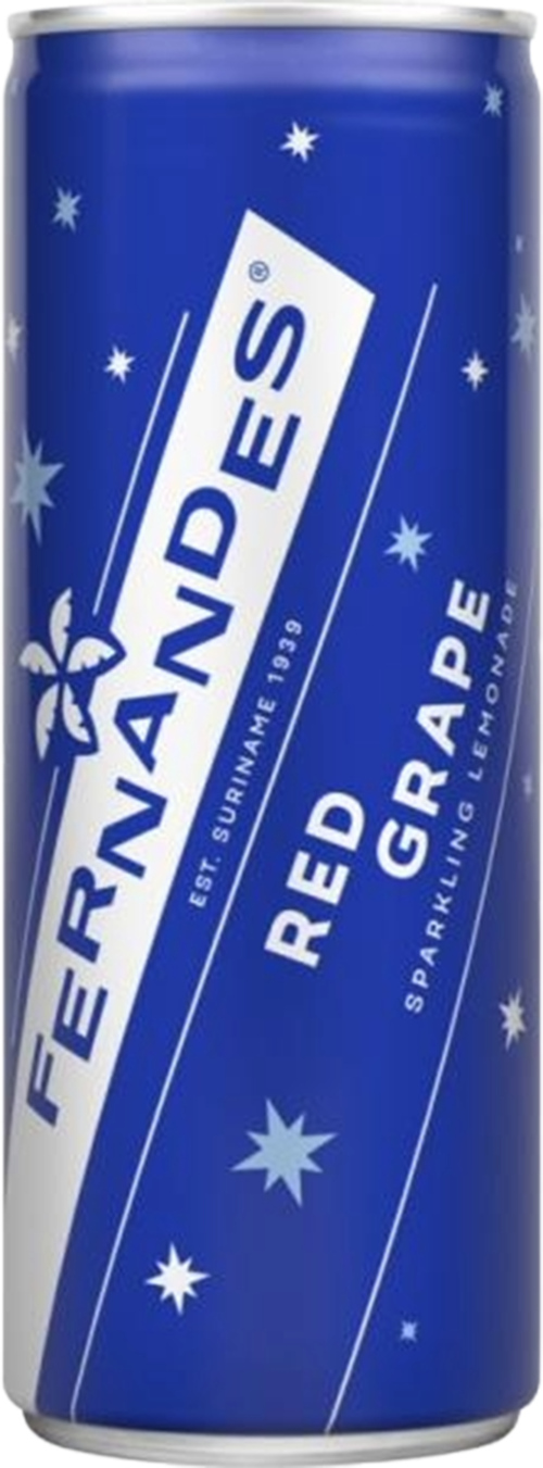 6 blikken Fernandes Red Grape 330ml - Boodschappen