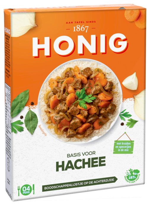 5 pakken Honig basis voor hachee 36 GR