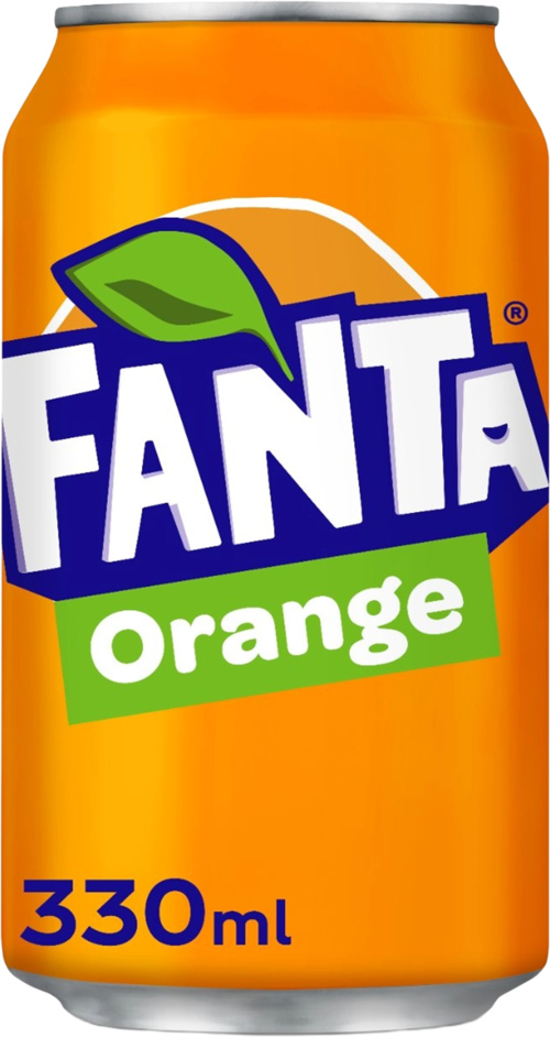 6 blikken Fanta Orange 330ml - Boodschappen