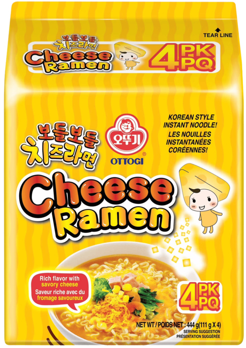 8 Zakken Ottogi Boduel Cheese ramen 110gr - Boodschappen