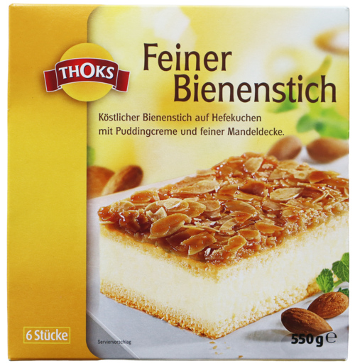 Thoks klassieke duitse  bijensteekt taart 500gr - Boodschappen