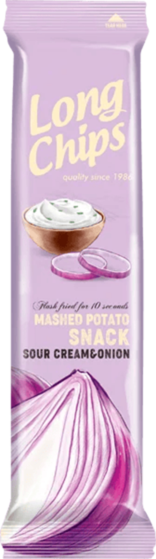 5 Zakken Longchips Sour Cream & Onion 75gr - Boodschappen