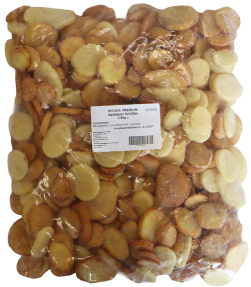 Potata premium aardappel schijfjes 2,5kg - Boodschappen