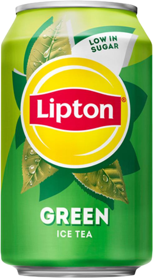 6 blikken Lipton Ice Tea Green 330ml - Boodschappen