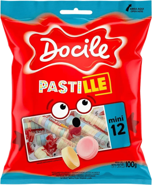 3 zakken Docile Pastille 12 stuks 290g - Boodschappen