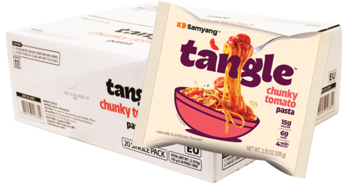 20 zakken Samyang Tangle chuncky tomaat pasta 105gr - Boodschappen