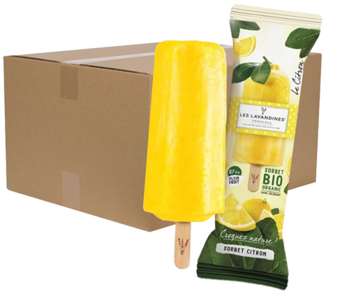 Lavandines Sorbet Citroen ijsjes 100x70 ML - Boodschappen
