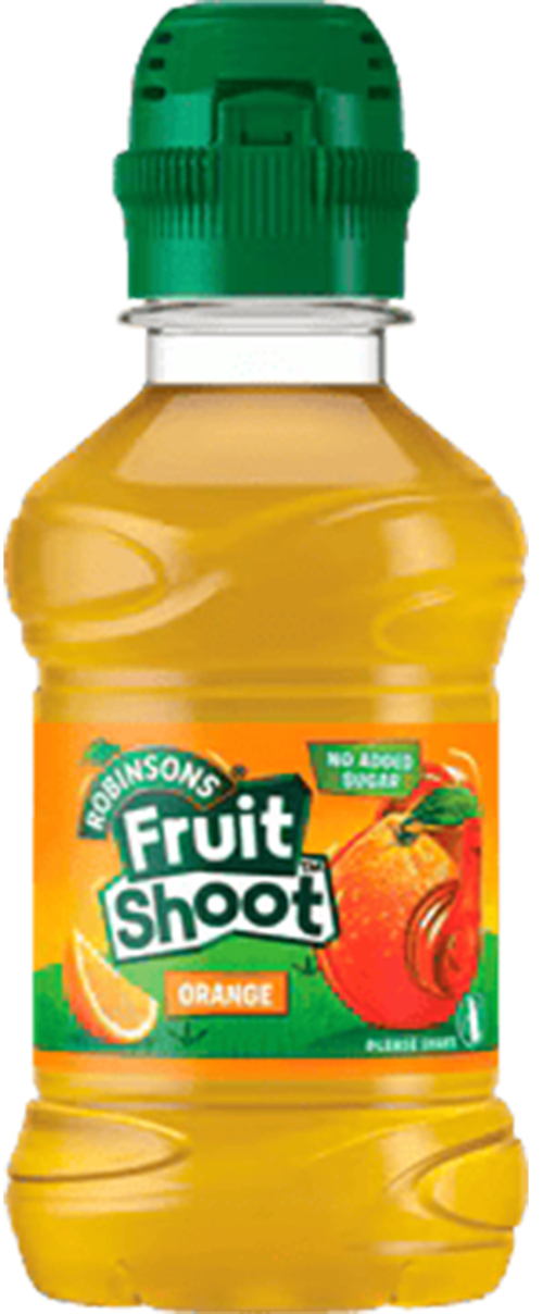 12 Flessen Fruit Shoot Sinasappel 200ml - Boodschappen