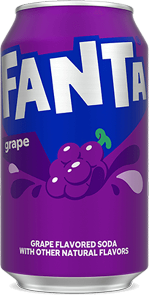 6 blikken USA Fanta Grape 355ml - Boodschappen