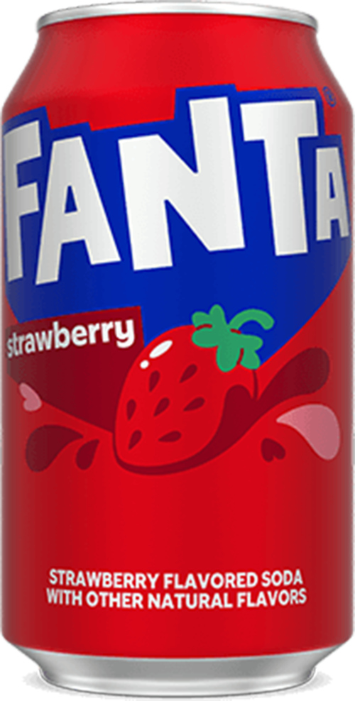 6 blikken USA Fanta Strawberry 355ml - Boodschappen