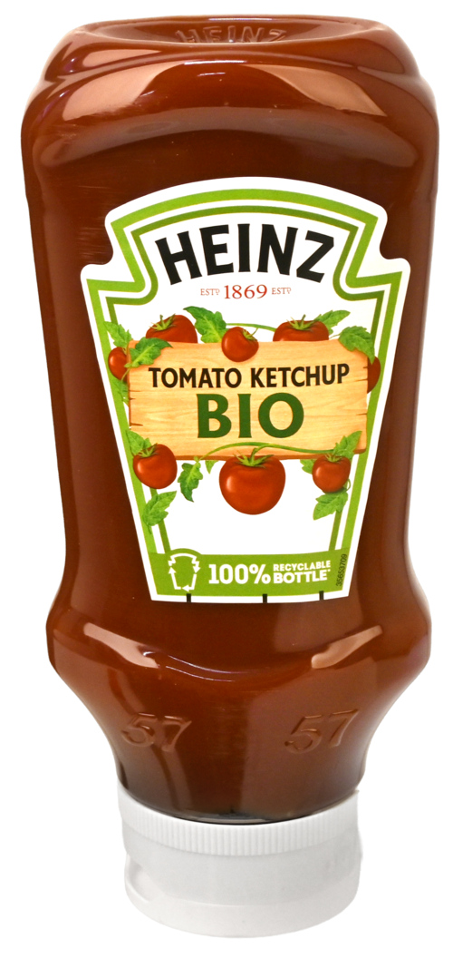 3 flessen Heinz ketchup bio 500 ML - Boodschappen