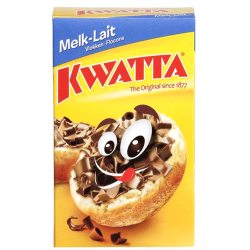 2 pakken kwatta melkchocolade vlokken 200 GR - Boodschappen