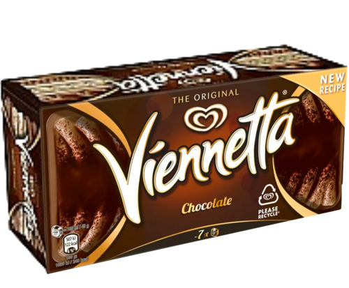 2 pakken Vienatta chocolade ijs 650ml - Boodschappen