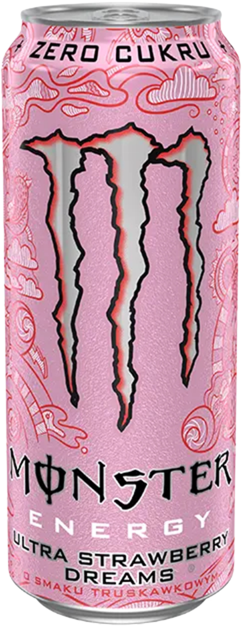 Monster Ultra Strawberry Dreams 500ml - Boodschappen