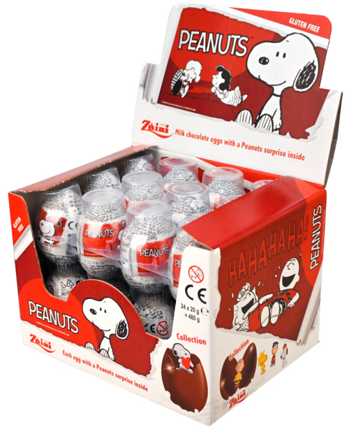24 stuks Peanuts chocolade-eieren display 20g - Boodschappen