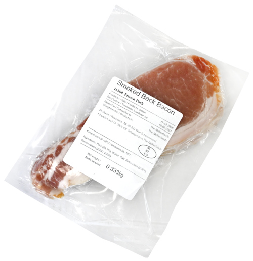 2 Stuks back bacon varken 300gr - Boodschappen