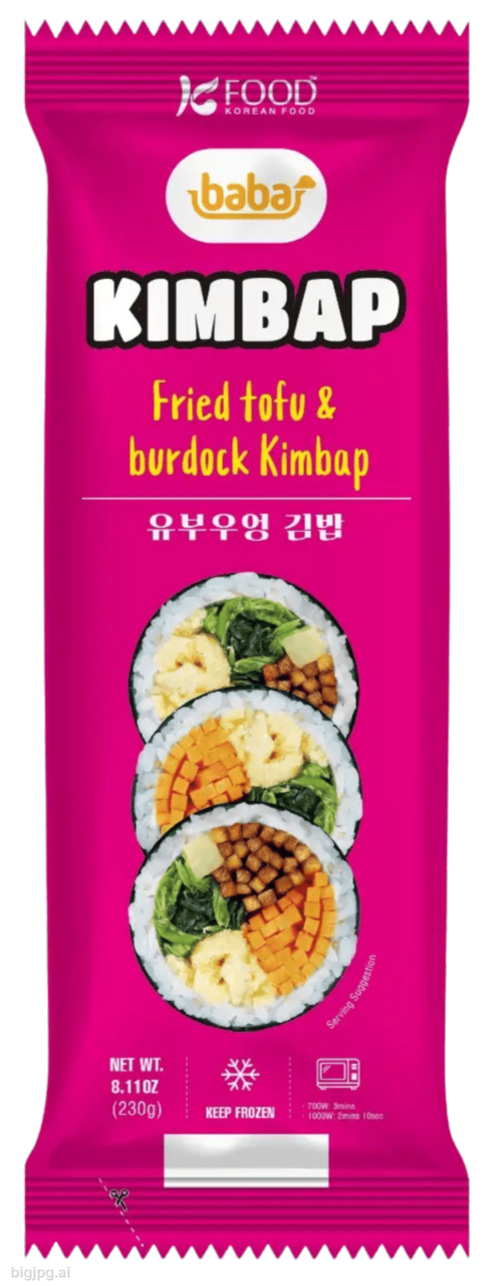 5 Pakken Baba tofu burdock kimbap 230gr - Boodschappen