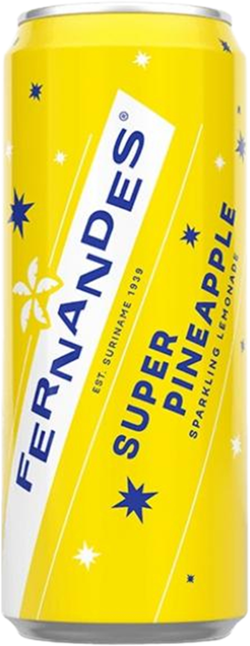 6 blikken Fernandes Super Pineapple 330ml - Boodschappen