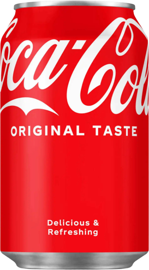 6 blikken Coca Cola Regular 330ml - Boodschappen