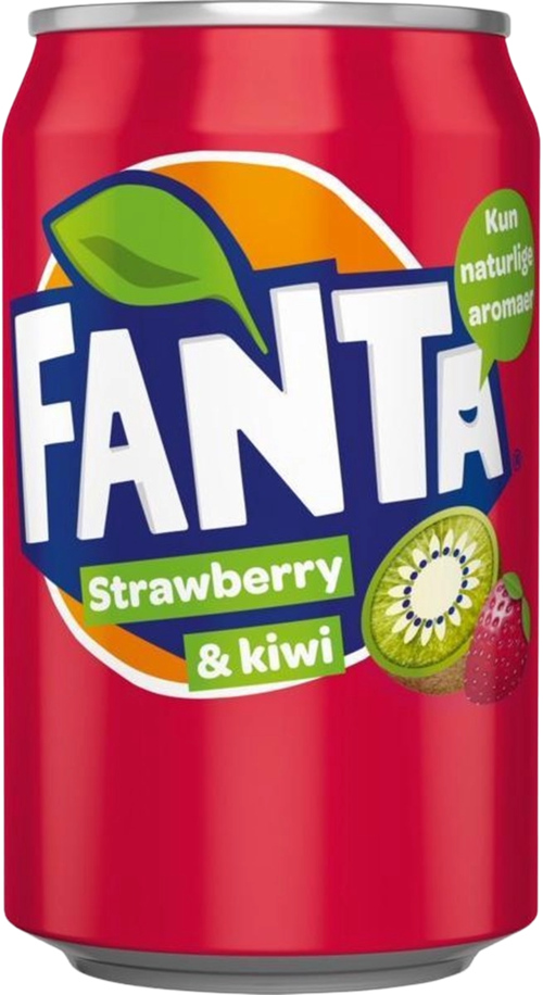 6 blikken Fanta Strawberry & Kiwi 330ml - Boodschappen