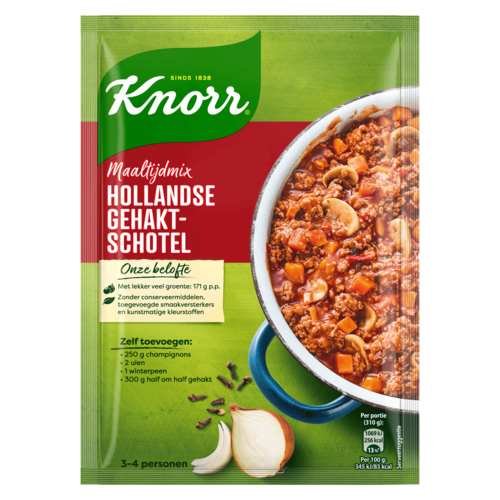 4 Pakken Knorr mix voor gehaktschotel 57gr