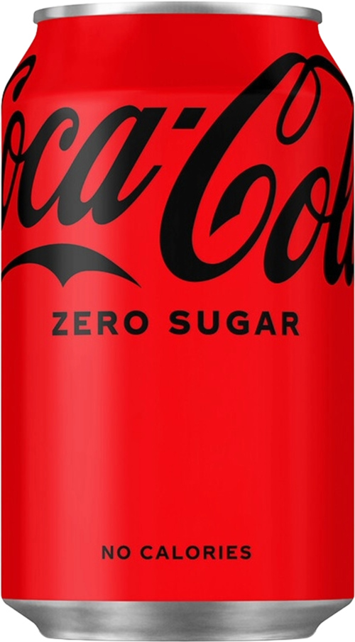 6 blikken Coca Cola Zero 330ml - Boodschappen