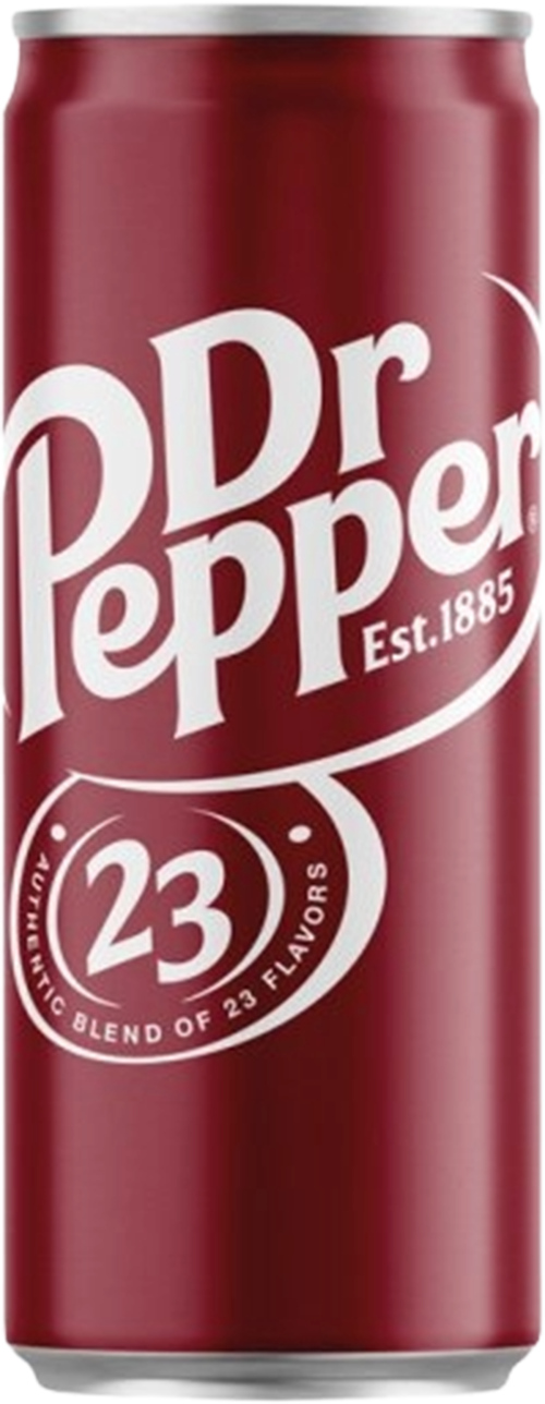 6 blikken Dr. Pepper 330ml - Boodschappen