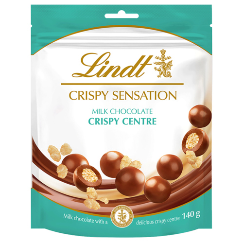 LINDt Sensation Crispy Melk 140g - Boodschappen
