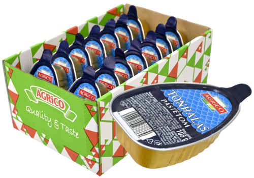 14 stuks Tonijn tomaat pate 105gr - Boodschappen