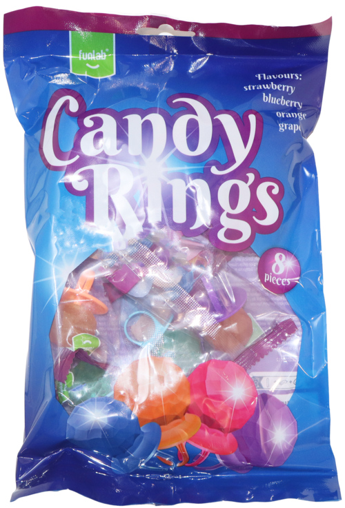 2 zakken Funlab Candy Rings 96gr - Boodschappen