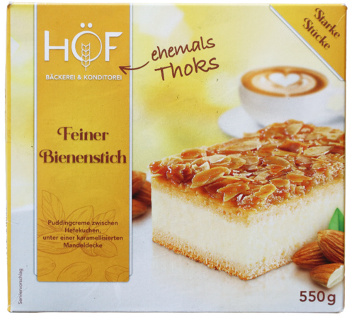 Hof Duitse bijensteek taart 500gr - Boodschappen