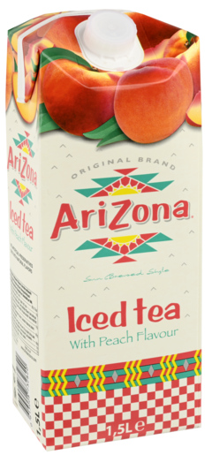 2 pakken Arizona Iced Tea Peach 1,5L - Boodschappen