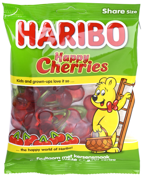 2 zakken Haribo Happy Cherries 185g - Boodschappen